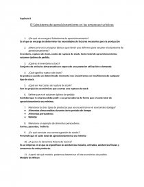 ¿De qué se encarga el Subsistema de aprovisionamiento?. Página 1