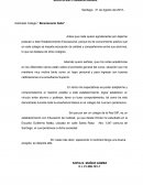 Ejemplo de carta de presentación.