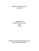 ANALISIS DE CONTRATACION ESTATAL EN COLOMBIA