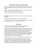 Antecedentes y Aportes de La Cultura Griega