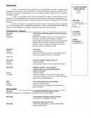 CV - Administración de Negocios