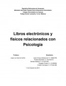 Libros de psicologia