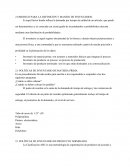 MODELO PARA LA DEFINICIÓN Y MANEJO DE INVENTARIOS.