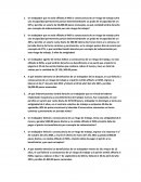 Derecho laboral ejercicios de riesgos de trabajo