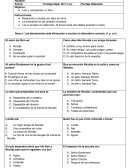Prueba de Lenguaje y Comunicación 4° Básico