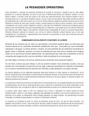 LA PEDAGOGÍA OPERATORIA . ATERRIZAMOS EN UN ASPECTO CONCRETO: EL ACENTO