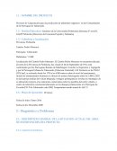 Proyecto de Capacitación para la producción de alimentos orgánicos