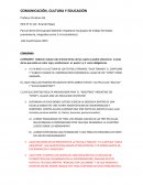 COMUNICACIÓN, CULTURA Y EDUCACIÓN