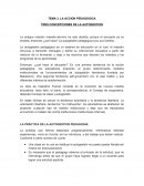 TEMA 3. LA ACCION PEDAGOGICA TRES CONCEPCIONES DE LA AUTOGESTION