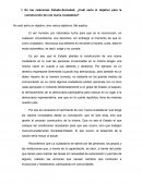 En las relaciones Estado-Sociedad, ¿Cuál sería el objetivo para la construcción de una nueva ciudadanía?