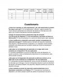 ¿Cómo fue la presión en cada experimento?