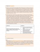 Actividades. Qué son los grupos