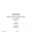 Planificación del primer semestre