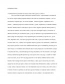 Ensayo crítico sobre ¿Qué es el Amor ?
