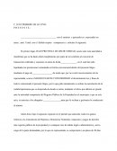 C. JUEZ PRIMERO DE LO CIVIL P R E S E N T E