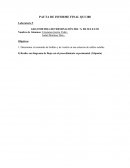 GRAVIMETRIA DETERMINACIÓN DEL % DE SULFATO
