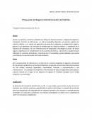 Propuesta de Negocio Administración de Flotillas