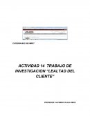 LA LEALTAD DE LOS USUARIOS EN LA EMPRESA