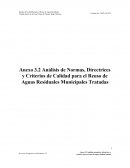 Anexo 3.2 Análisis de Normas, Directrices y Criterios de Calidad para el Reuso de Aguas Residuales Municipales Tratadas