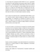 Escrito de presentación ante la Junta de Conciliación y Arbitraje