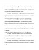 La función de los estudios gramaticales’’