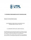 CONGRESO IBEROAMERICANO DE PERSONALISMO