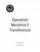 Operacion mecanica