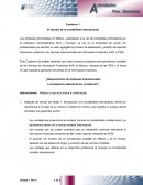 El estudio de la contabilidad internacional