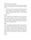 El origen del derecho internacional Historia del derecho internacional público.
