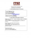 INFORMACIÓN SOBRE LA ORGANIZACIÓN POLÍTICA INTEGRAL DEL ITSZ.