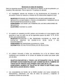 Ejercicios en clase de muestreo.