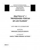 PRACTICA N° 1 “PROPIEDADES FISICAS DE LOS FLUIDOS”