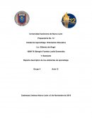 Reporte descriptivo de los ambientes de aprendizaje