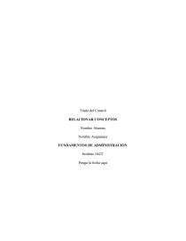 FUNDAMENTOS DE ADMINISTRACION Calidad/Cliente. Página 1