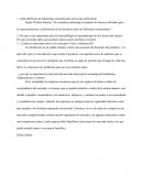 ¿Qué definición de marketing concuerda mas con la que usted tenia?