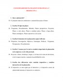 CUESTIONARIO DE PLANEACION ESTRATEGICA Y PROSPECTIVA