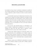 Modernidad y posmodernidad.