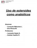 Uso de esteroides como anabólicos