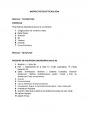 INSTRUCTIVO ZEUS TECNOLOGIA MODULO – PARAMETROS