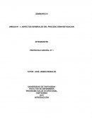 SEMINARIO III UNIDAD Nº. 1: ASPECTOS GENERALES DEL PROCESO DEINVESTIGACION