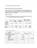 Ejercicios sobre inversiones