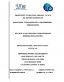 EL NUEVO REPORTE DE INTEGRADORA PARA FORMACIÓN SOCIOCULTURAL CUATRO