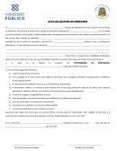 Acta de lectura de derechos