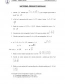 Vectores y productos escalares