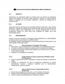 Plan de evacuación emergencia médica