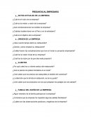 PREGUNTAS AL EMPRESARIO DATOS ACTUALES DE LA EMPRESA