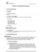 PROYECTO DE MATEMATICA BASICA