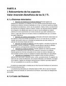 Relevamiento de los aspectos Valor-Inversión-Beneficios de los SI / TI