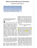 Niños secuestrados por la televisión