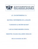ENFERMERÍA - CUIDADOS AL RECIÉN NACIDO